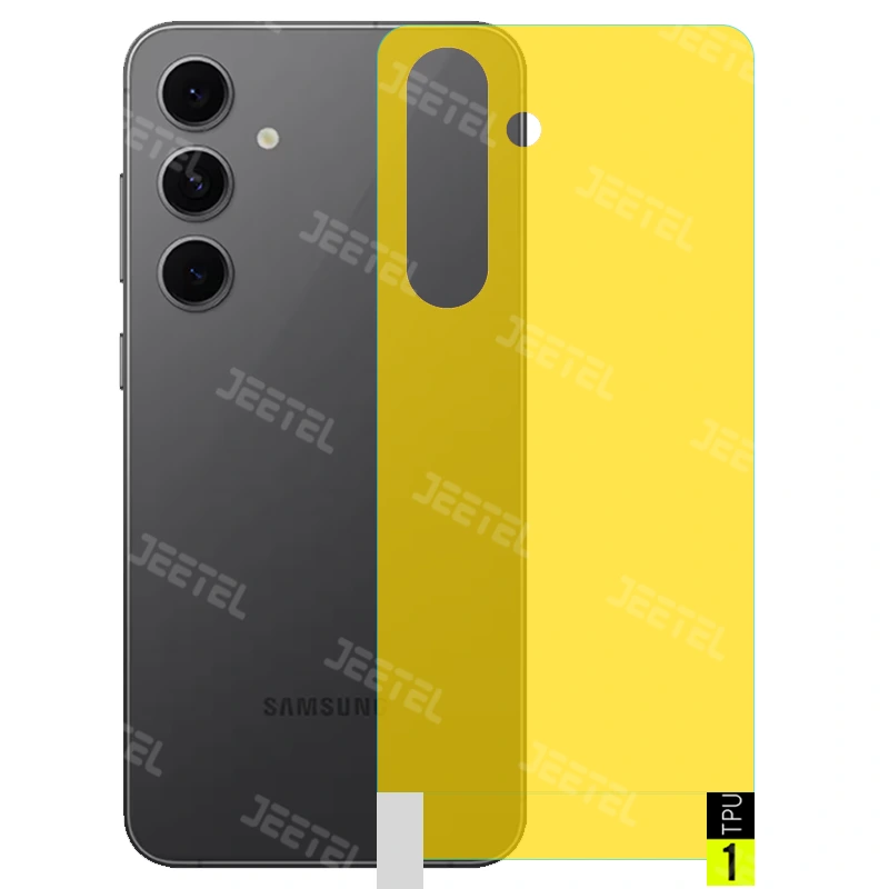 برچسب نانو پشت گوشی Samsung Galaxy S24 FE مدل شفاف آنتی شوک