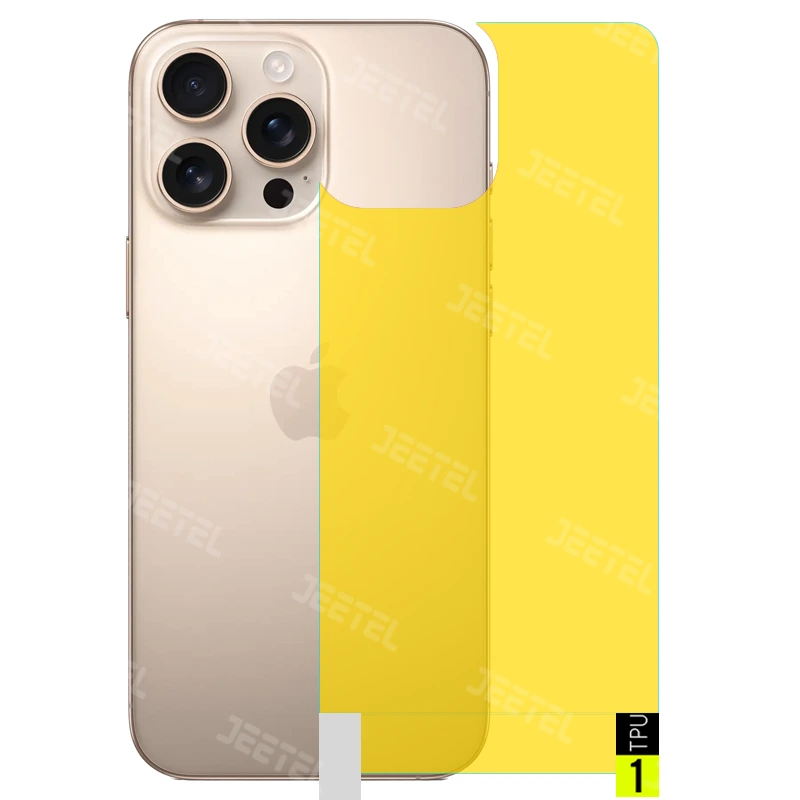 برچسب نانو پشت گوشی IPHONE 16 Pro Max مدل شفاف آنتی شوک