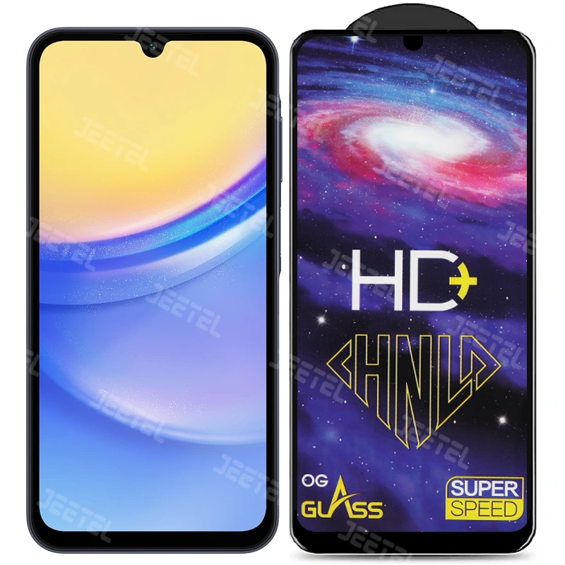 گلس تمام صفحه شیشه ای سامسونگ Galaxy A15 مدل HD Plus