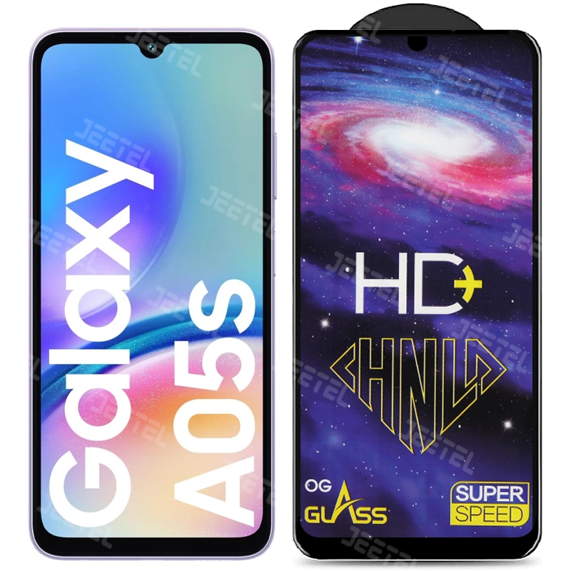 گلس تمام صفحه شیشه ای سامسونگ Galaxy A05s مدل HD Plus