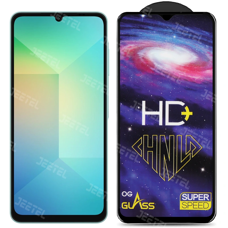 گلس تمام صفحه شیشه ای سامسونگ Galaxy A06 مدل HD Plus