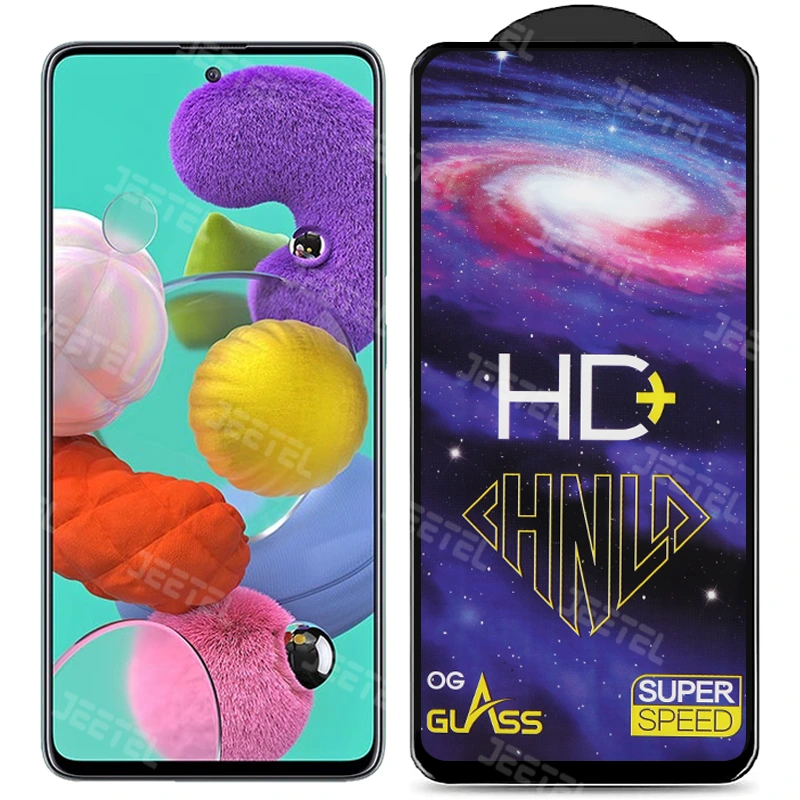 گلس تمام صفحه شیشه ای سامسونگ Galaxy A51 مدل HD Plus