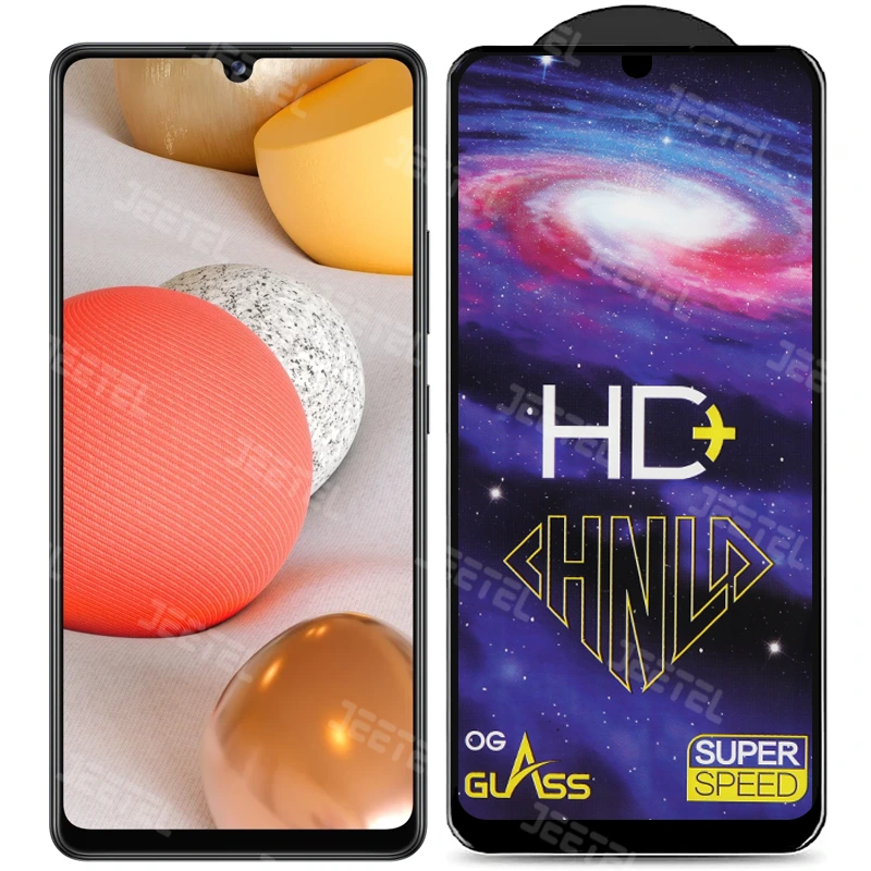 گلس تمام صفحه شیشه ای سامسونگ Galaxy A42 مدل HD Plus