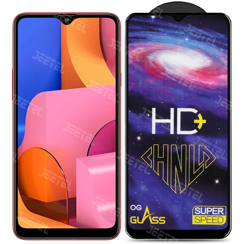 گلس تمام صفحه شیشه ای سامسونگ Galaxy A20s مدل HD Plus