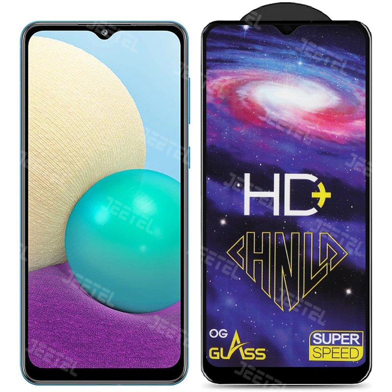 گلس تمام صفحه شیشه ای سامسونگ Galaxy A02 مدل HD Plus