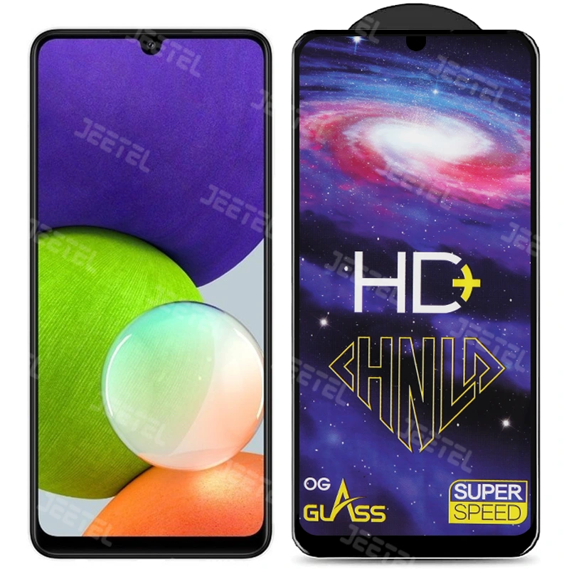 گلس تمام صفحه شیشه ای سامسونگ Galaxy A22 4G مدل HD Plus