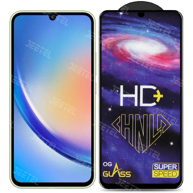 گلس تمام صفحه شیشه ای سامسونگ Galaxy A34 مدل HD Plus