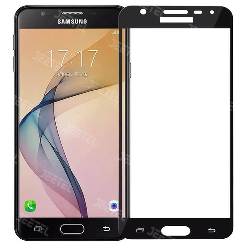 گلس تمام صفحه شیشه ای سامسونگ Galaxy J5 Prime مدل HD Plus