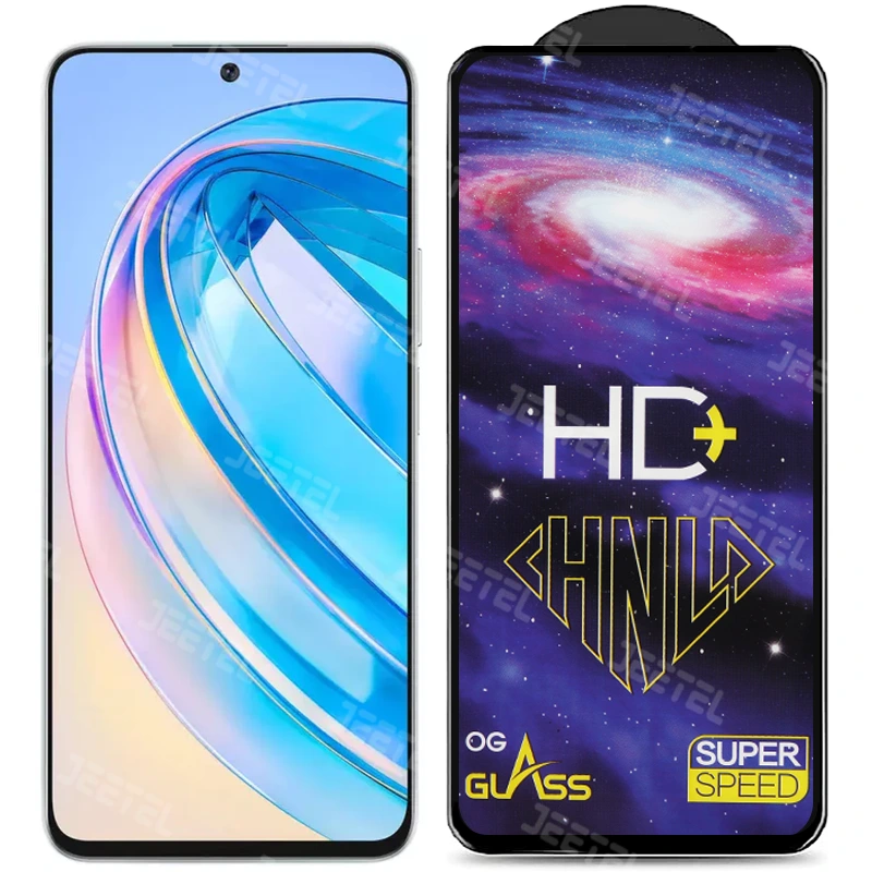 گلس تمام صفحه شیشه ای هانر Honor X8A مدل HD Plus