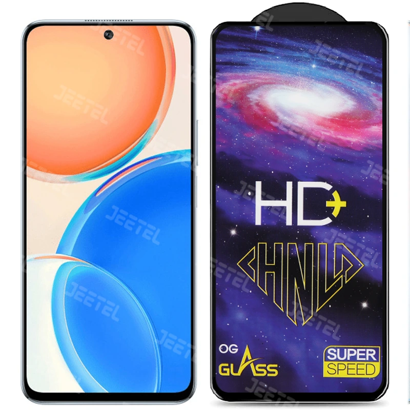 گلس تمام صفحه شیشه ای هانر Honor X8 4G مدل HD Plus