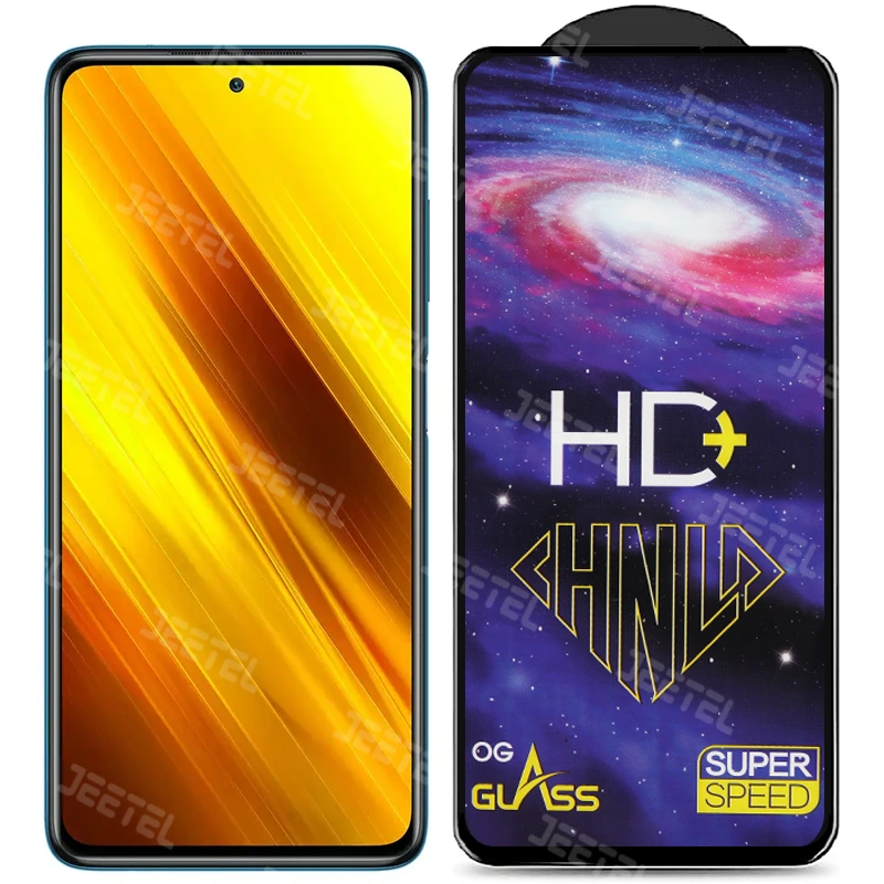 گلس تمام صفحه شیشه ای شیائومی Poco X3 مدل HD Plus