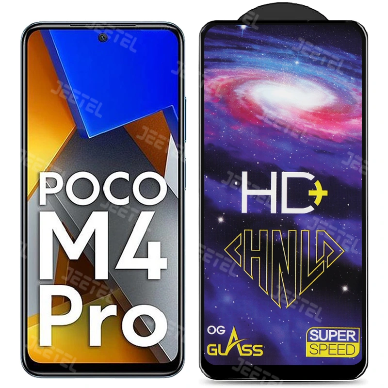 گلس تمام صفحه شیشه ای شیائومی Poco M4 Pro 4G مدل HD Plus