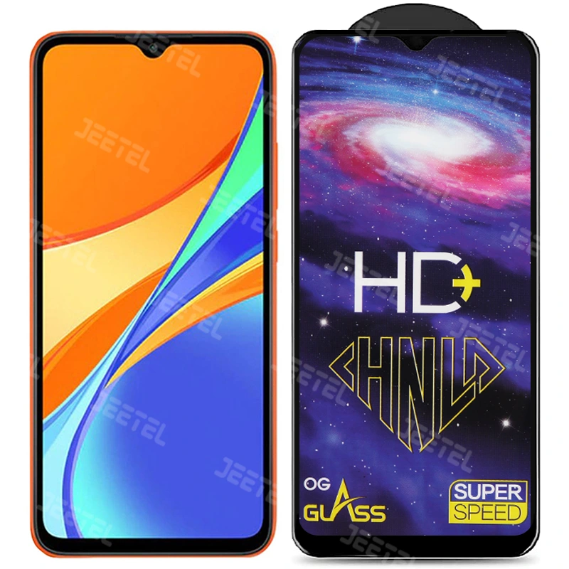 گلس تمام صفحه شیشه ای شیائومی Redmi 9C مدل HD Plus