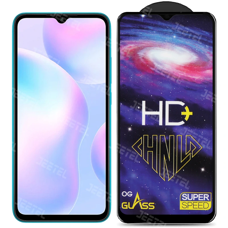 گلس تمام صفحه شیشه ای شیائومی Redmi 9A مدل HD Plus