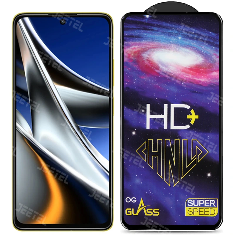 گلس تمام صفحه شیشه ای شیائومی Poco X4 Pro مدل HD Plus
