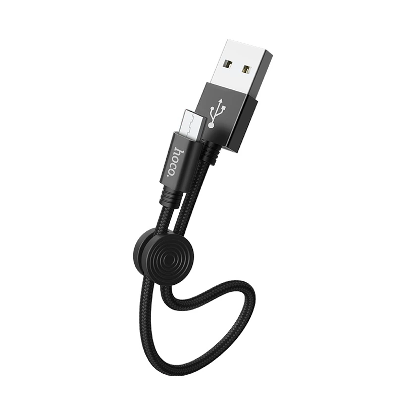 کابل شارژ USB به Micro به طول 25 سانتی متر 2.4A از برند هوکو مدل Hoco X35 (100% اورجینال)