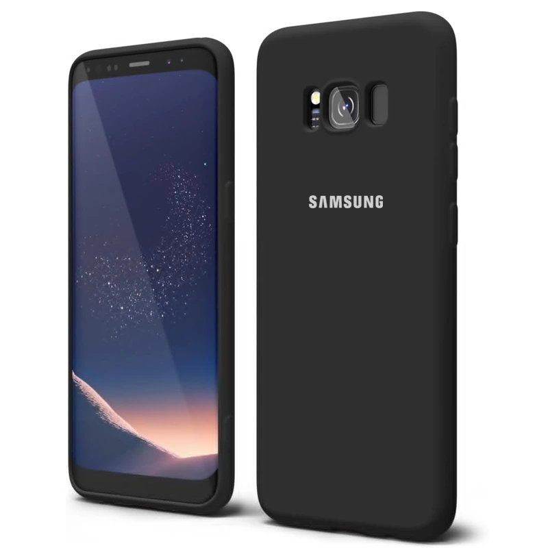 کاور سیلیکونی تک رنگ اورجینال Samsung Galaxy S8 مدل پاک کنی اصل (ساخت ویتنام)