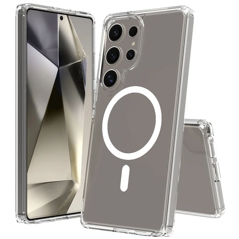 قاب مگ سیف شفاف مناسب برای Samsung Galaxy S25 Ultra (پک سامسونگ استوری)