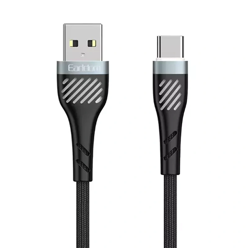 کابل شارژ USB به Type-C به طول 1 متر 2.4 آمپر از برند ایرلدوم مدل Earldom EC-178C (100% اورجینال)