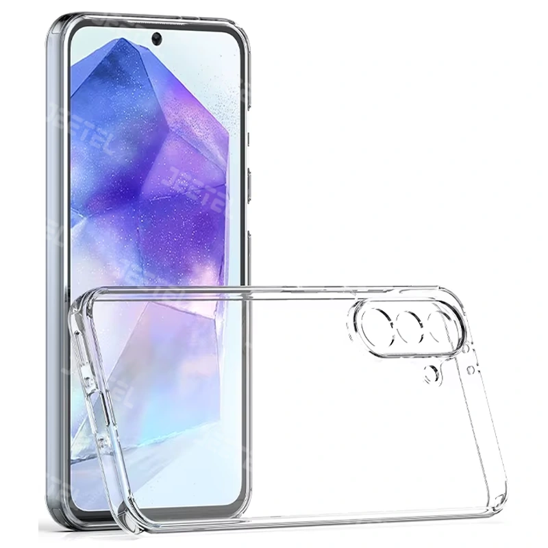 قاب شفاف گوشی Samsung Galaxy A36 مدل ژله ای محافظ لنزدار