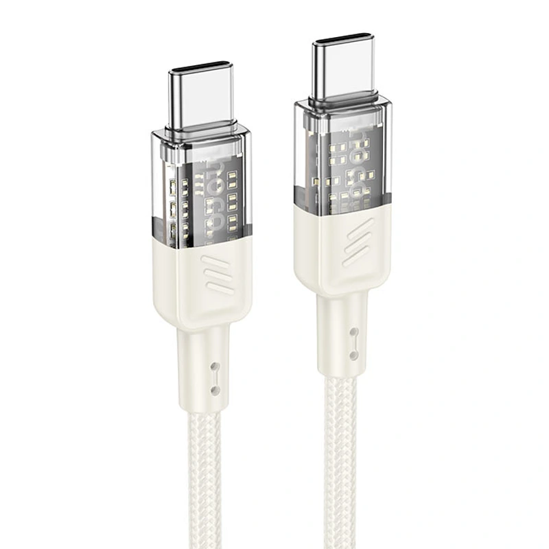 کابل شارژ Type-Cبه Type-C به طول 1.2 متر PD 60W-3A از برند هوکو مدل Hoco U129 (100% اورجینال)