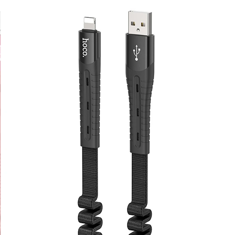 کابل شارژ USB به Lightning به طول 1.2 متر 2.4A از برند هوکو مدل Hoco U78 (100% اورجینال)
