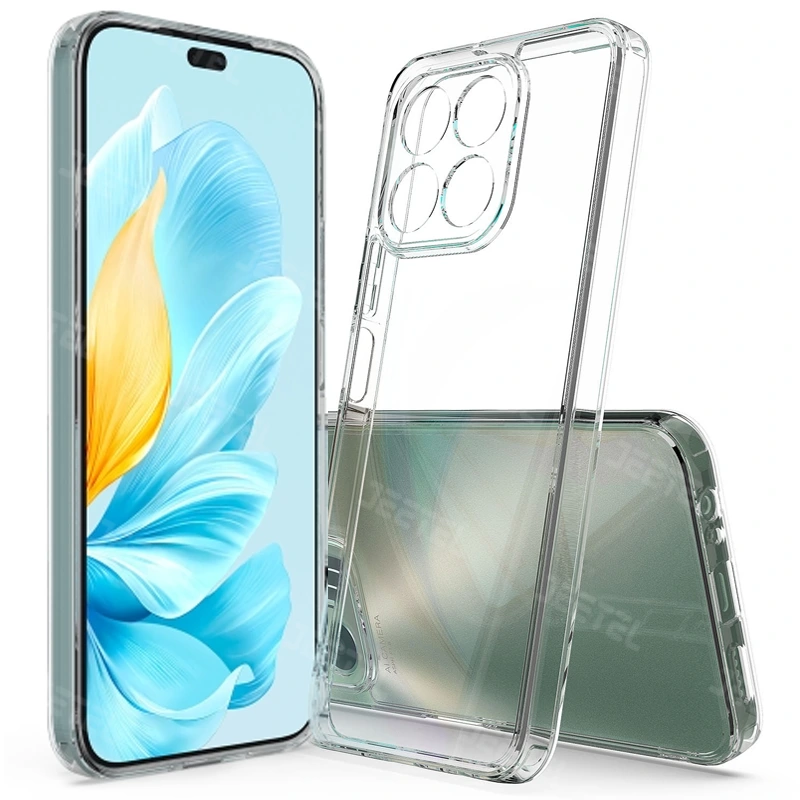 قاب شفاف Honor X8B مدل ژله ای محافظ لنزدار
