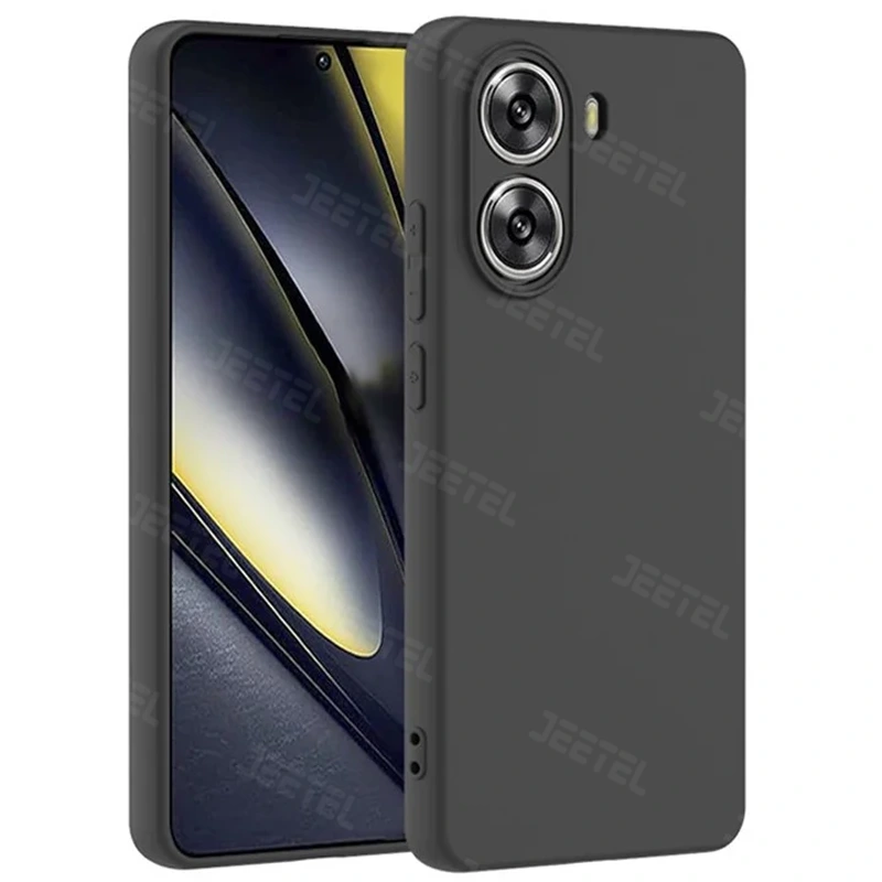 کاور گوشی لیکویید Xiaomi Poco X7 Pro مدل زیر بسته محافظ لنزدار