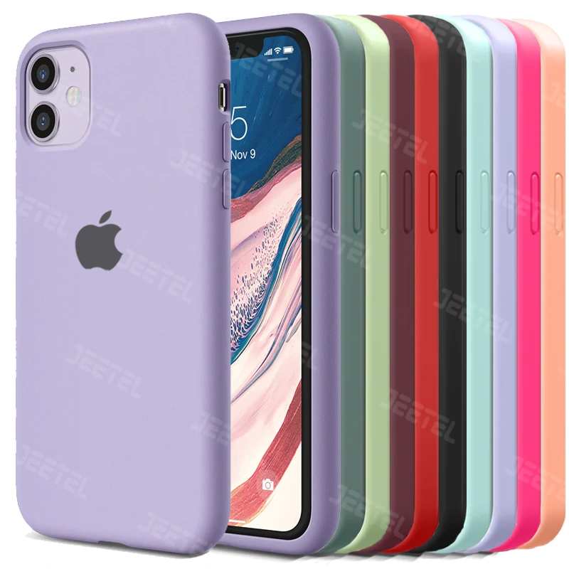 کاور سیلیکونی تک رنگ اورجینال برای گوشی IPHONE 11 مدل پاک کنی اصل (متریال ویتنام)