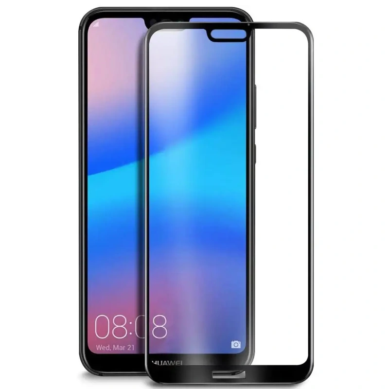 گلس تمام صفحه شیشه ای هواوی P20 Lite مدل HD Plus