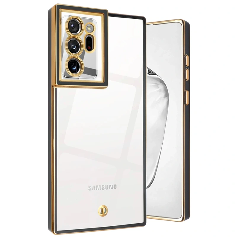 قاب اورجینال الکتروپلیتینگ Samsung Galaxy Note 20 Ultra مدل دور طلایی اسپیس