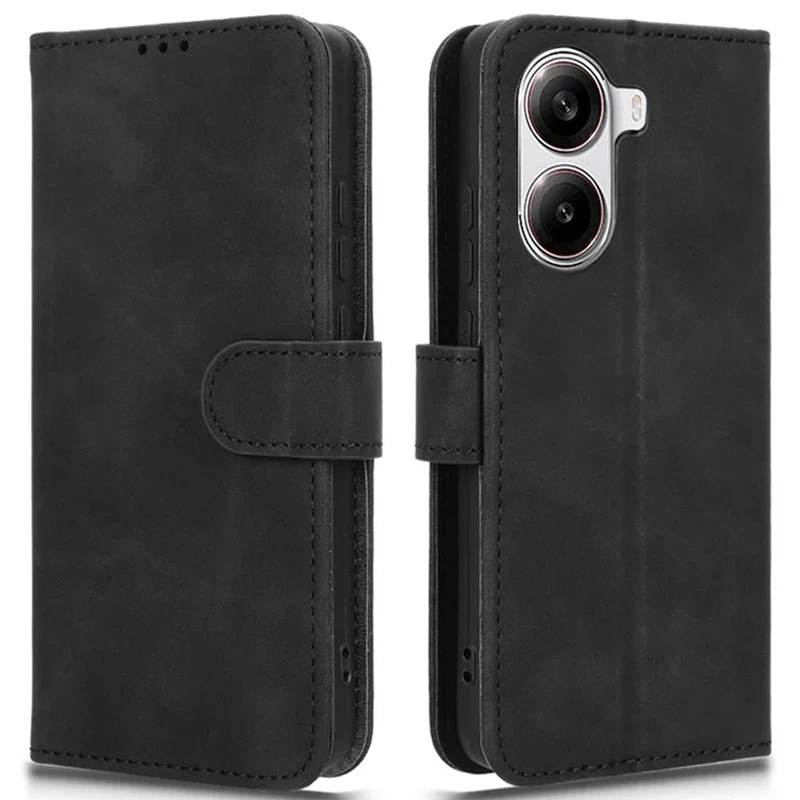 کیف چرمی Xiaomi POCO X7 Pro مدل لپ تاپی جاکارتی دار (محافظ لنزدار)