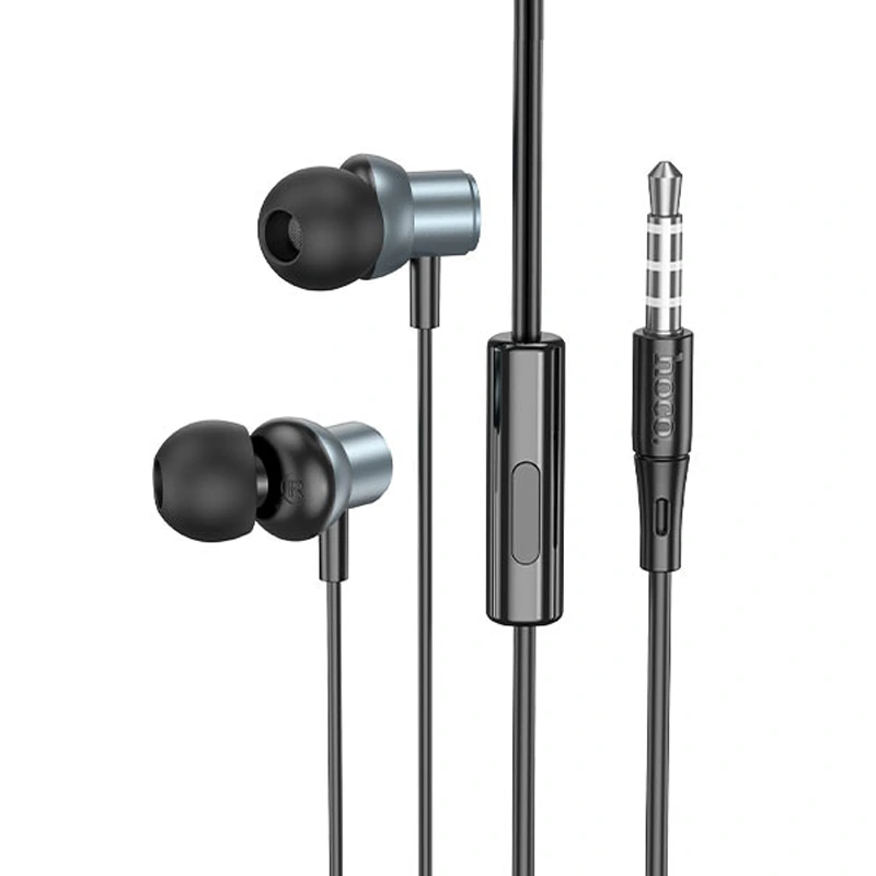 هندزفری سیمی مکالمه دار کانکتور 3.5mm از برند هوکو مدل HOCO M110 (نسخه اورجینال وارداتی)