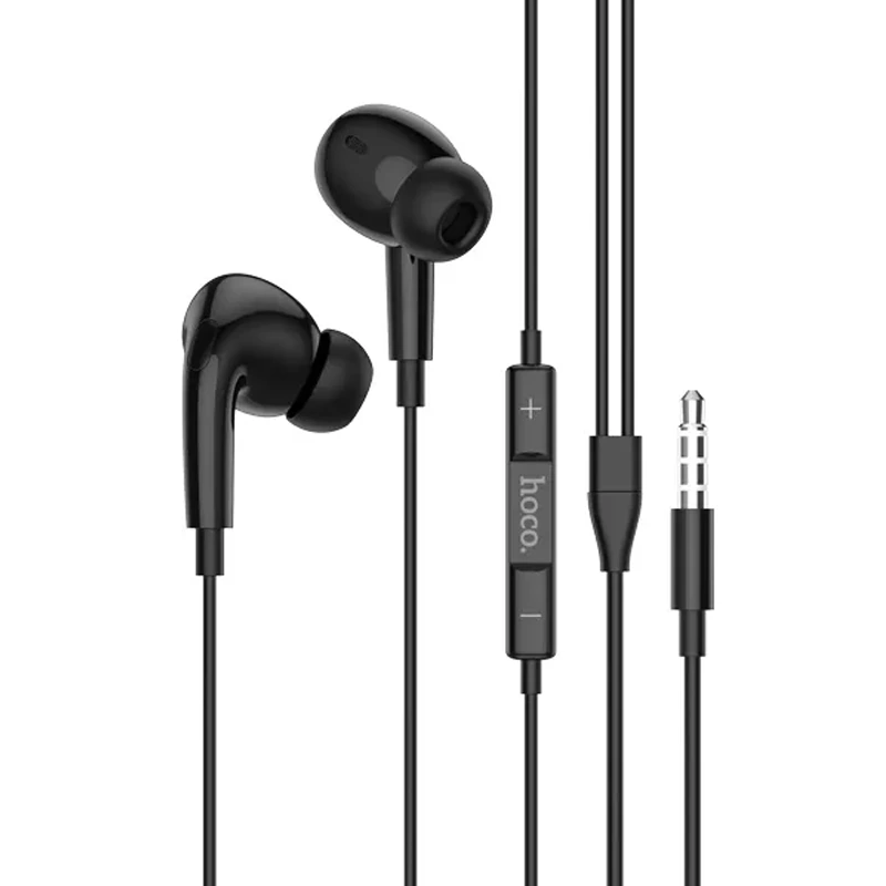 هندزفری سیمی مکالمه دار کانکتور 3.5mm از برند هوکو مدل HOCO M101 Pro (100% اورجینال)