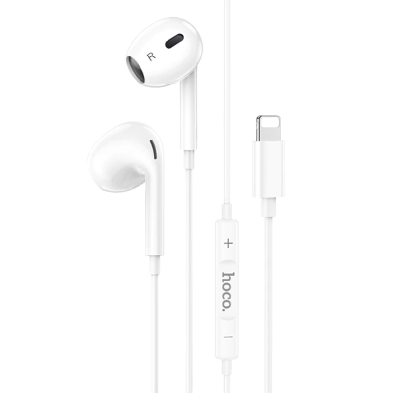 هندزفری سیمی مکالمه دار کانکتور Lightning از برند هوکو مدل HOCO M111 Max (100% اورجینال)