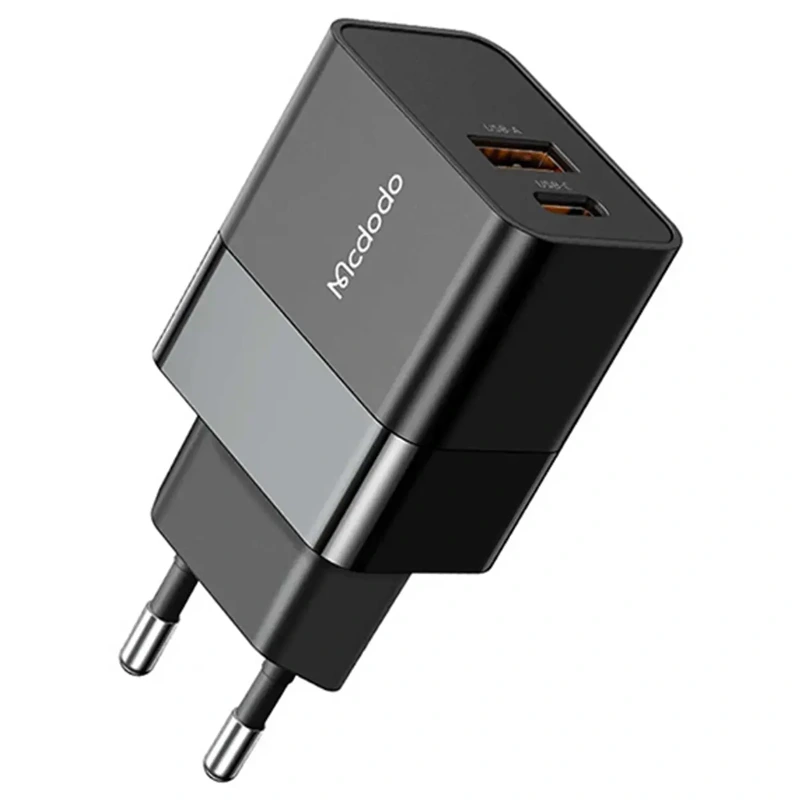 شارژر دیواری 2 پورت به توان 20 وات PD مک دودو مدل Mcdodo CH-195 (نسخه اورجینال)
