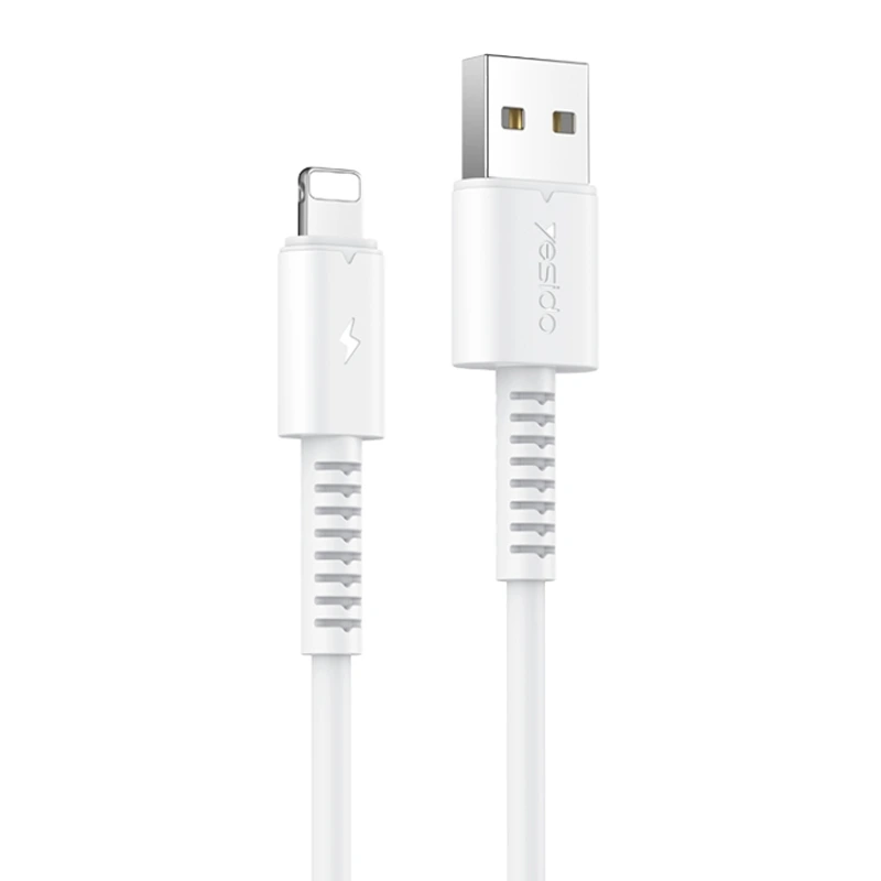 کابل شارژ آیفون به طول 1 متر و توان 2A مدل YESIDO CA120L (100% اورجینال)