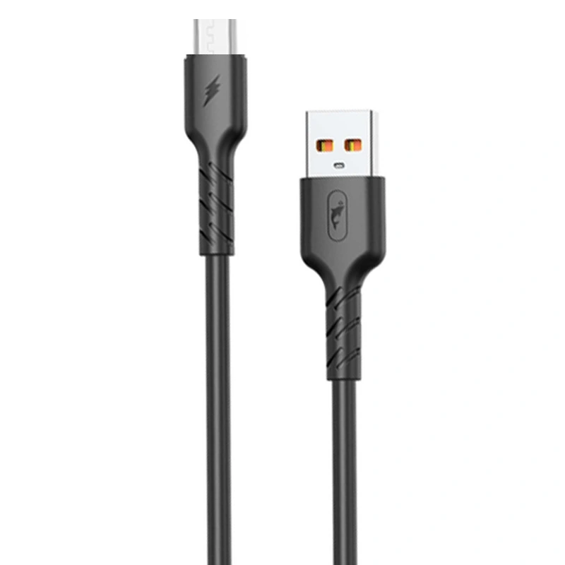 کابل شارژ USB به Micro به طول 1 متر 2.4 آمپر از برند دلفین مدل SKY Dolphine S07V (100% اصلی)