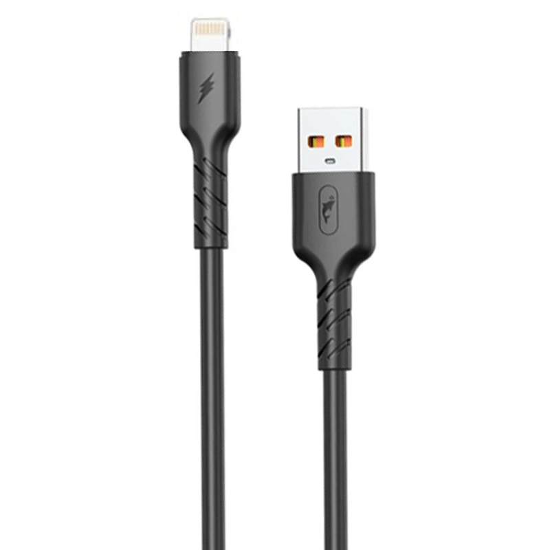 کابل شارژ USB به Lightning به طول 1 متر 2.4 آمپر از برند دلفین مدل SKY Dolphine S07L (100% اصلی)