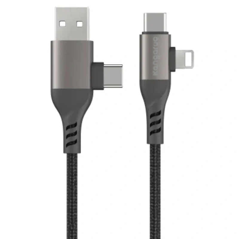 کابل فست شارژ چند منظوره 4 در 1 به طول 1 متر