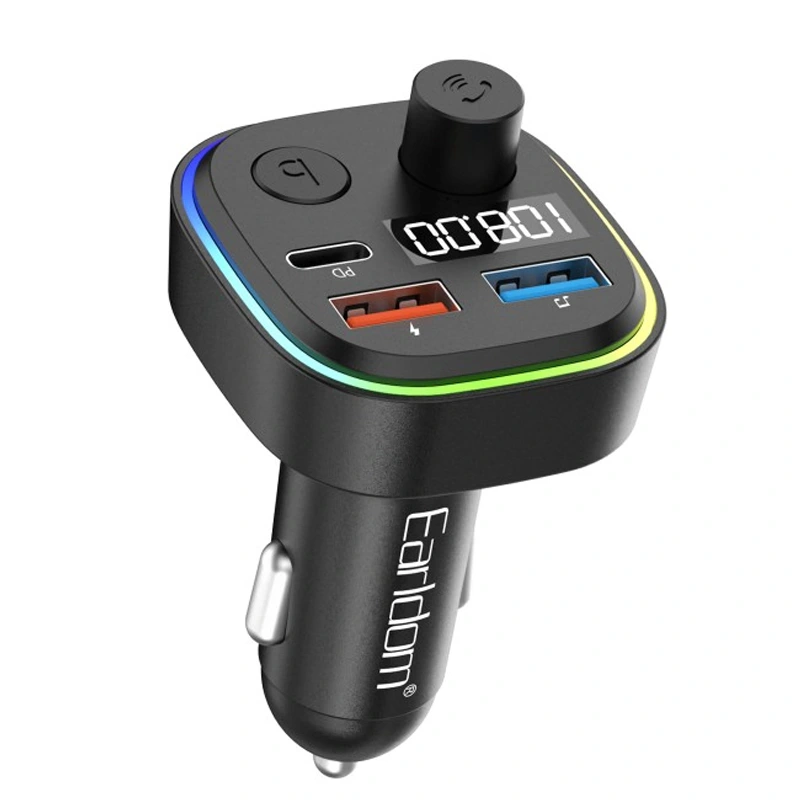 پخش کننده بلوتوث FM و شارژر فندکی خودرو مدل Earldom M84 (100% اورجینال)