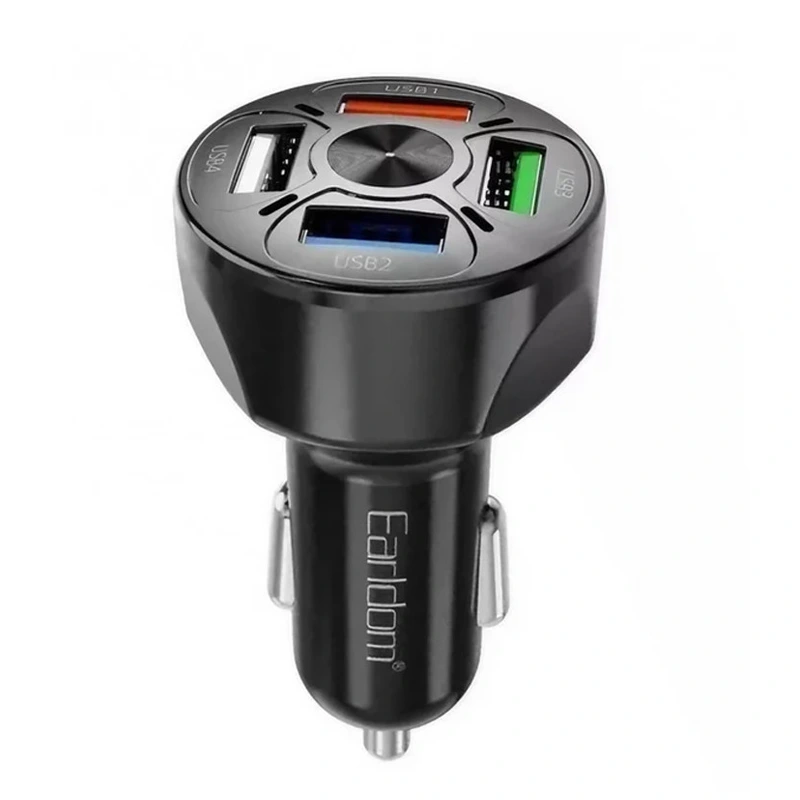 شارژر فندکی خودرو فست شارژ 3.1A مدل Earldom CC32 (100% اورجینال)