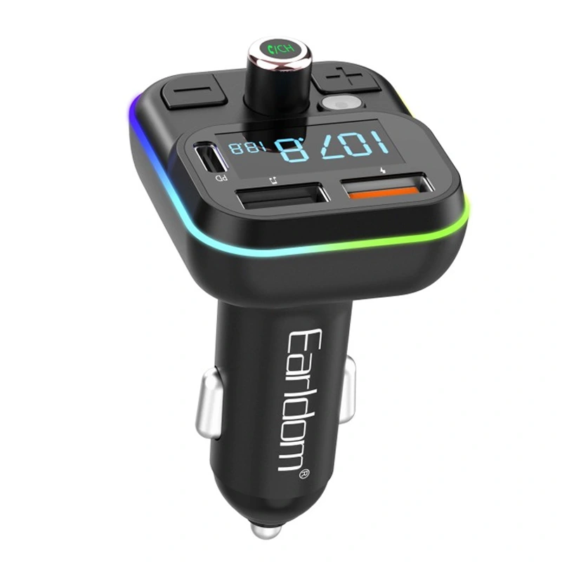 پخش کننده بلوتوث FM و شارژر فندکی خودرو مدل Earldom M86 (100% اورجینال)