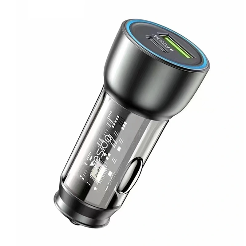 شارژر فندکی فست شارژ 30W PD دو پورت مدل Yesido Y49 (100% اورجینال)