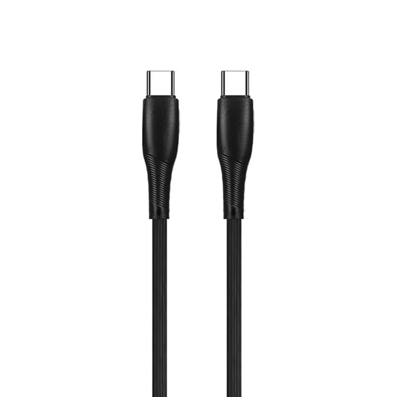 کابل شارژ پاوربانک 25 سانتی متر 60 وات مدل دو سرتایپ سی Earldom EC-163C-C