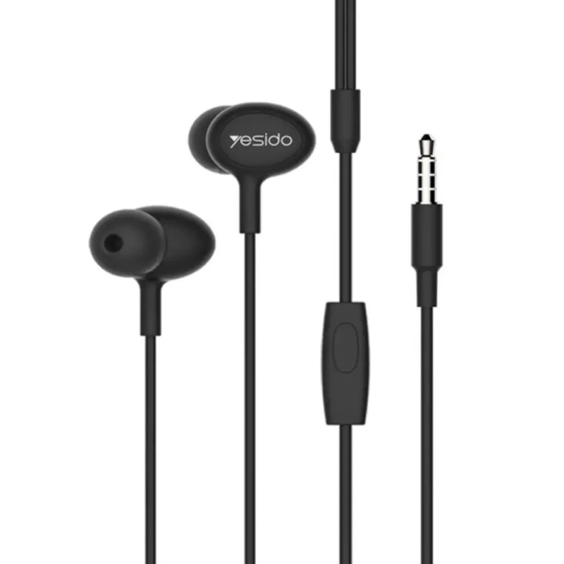 هندزفری سیم دار جک 3.5MM مدل مکالمه دار HIFI از برند Yesido YH13 (100% اورجینال)