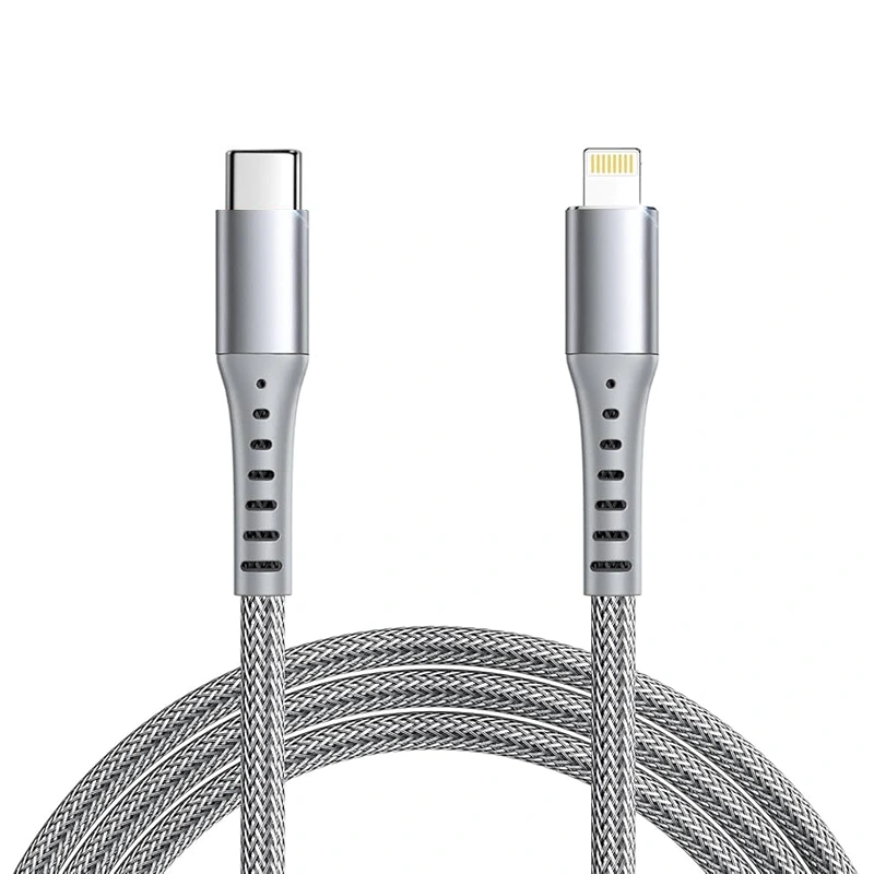 کابل فست شارژ Type-C به Lightning برزنتی با سرعت 5A مدل FP-124