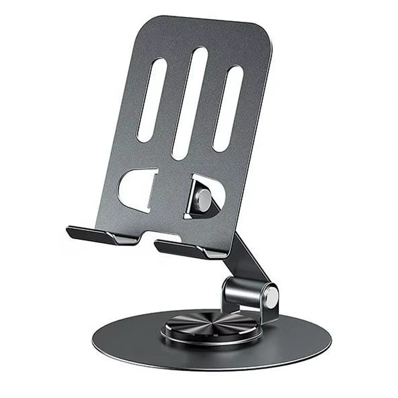 پایه نگهدارنده رومیزی گوشی و تبلت مدل تاشو فلزی 360 درجه