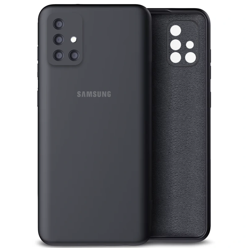 قاب گوشی لیکویید Samsung Galaxy M51 مدل زیربسته محافظ لنزدار