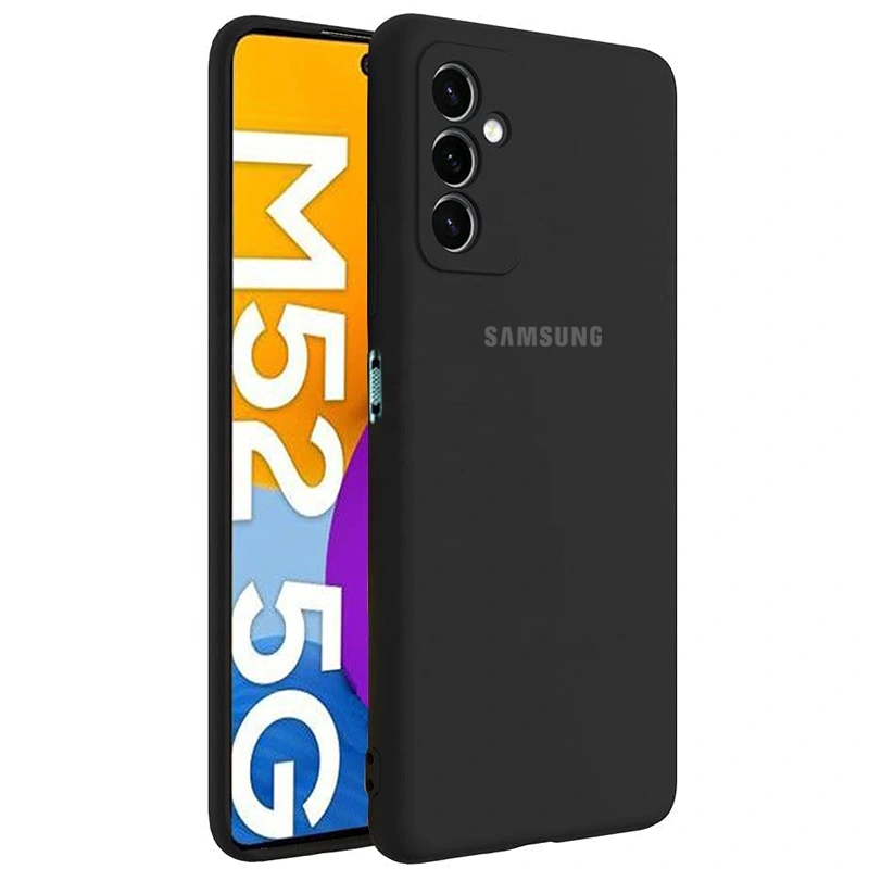 قاب گوشی لیکویید Samsung Galaxy M52 مدل زیربسته محافظ لنزدار